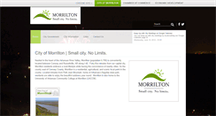 Desktop Screenshot of cityofmorrilton.com